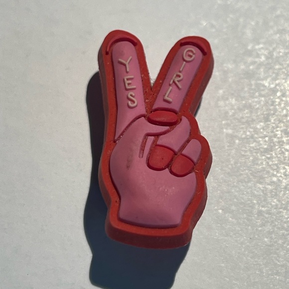 CROCS Other - Yes Girl Peace Crocs Jibbitz